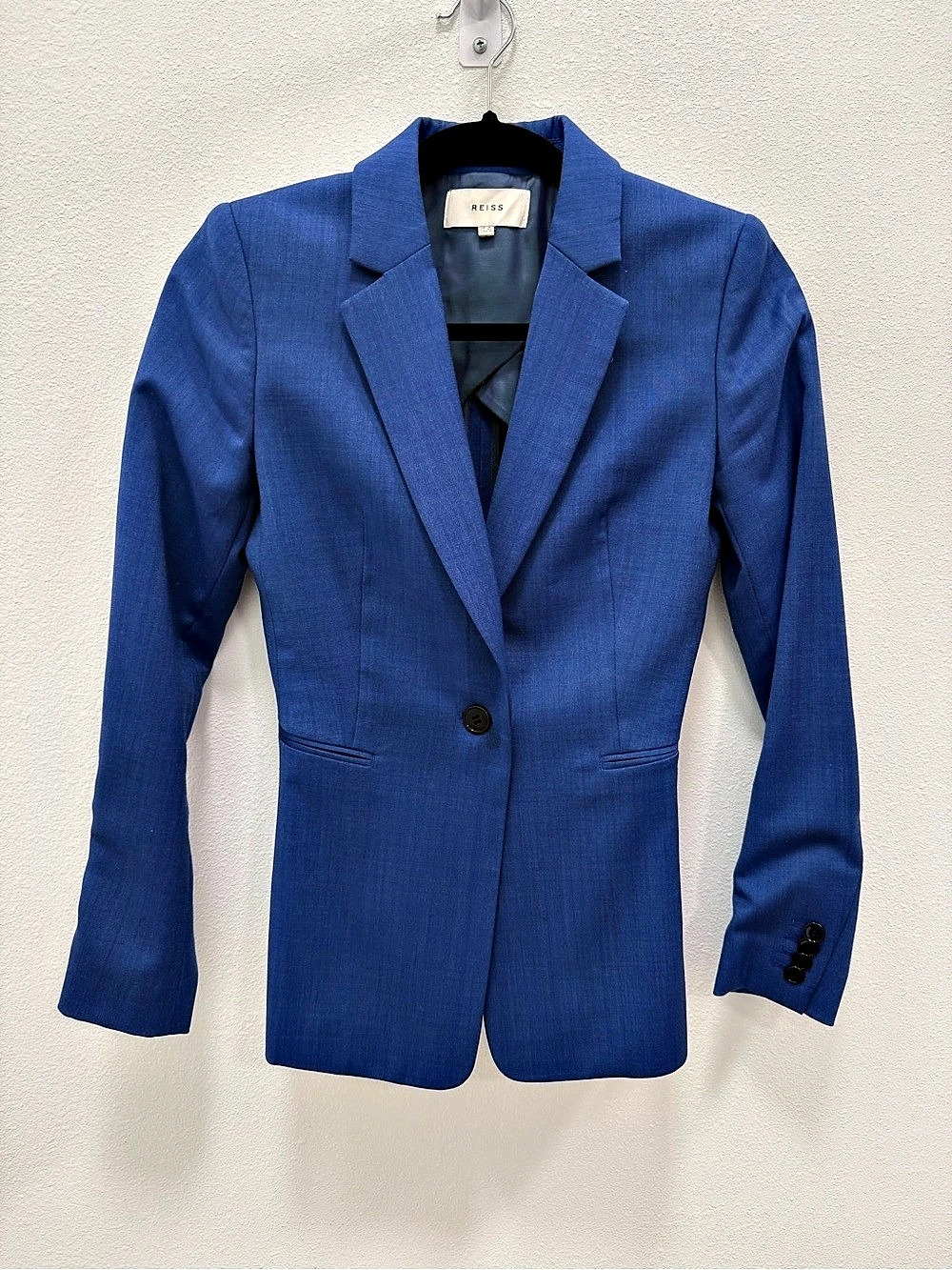 Reiss Blue Blazer Slim Fit Size 0
